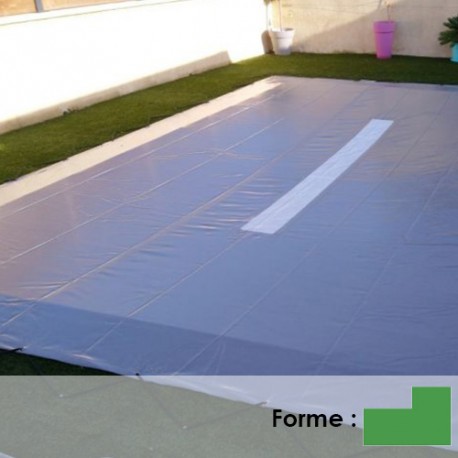 Bâche d'hivernage PVC  formes polygonales