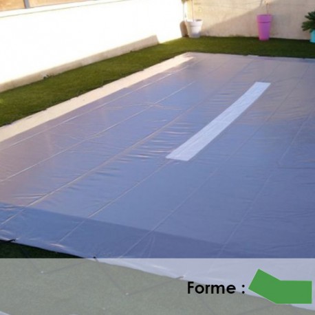 Bâche d'hivernage PVC  formes lazy