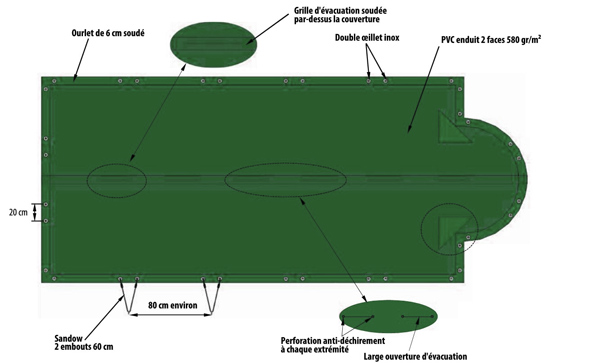 Plan Bâche Piscine